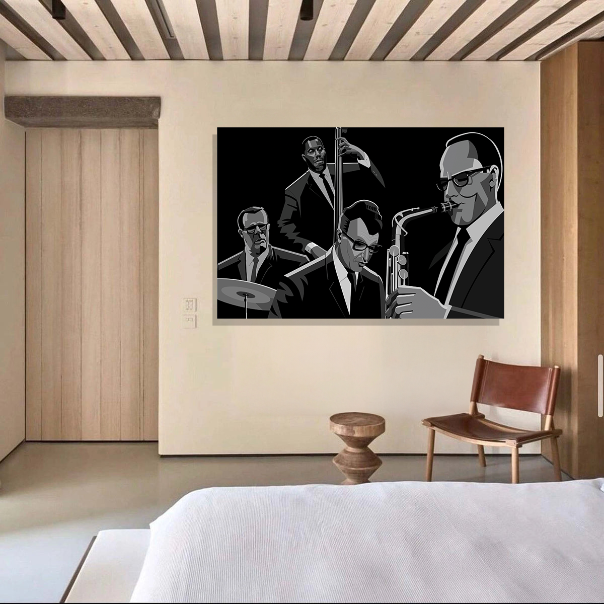 Dave Brubeck Quartet jazz art canvas