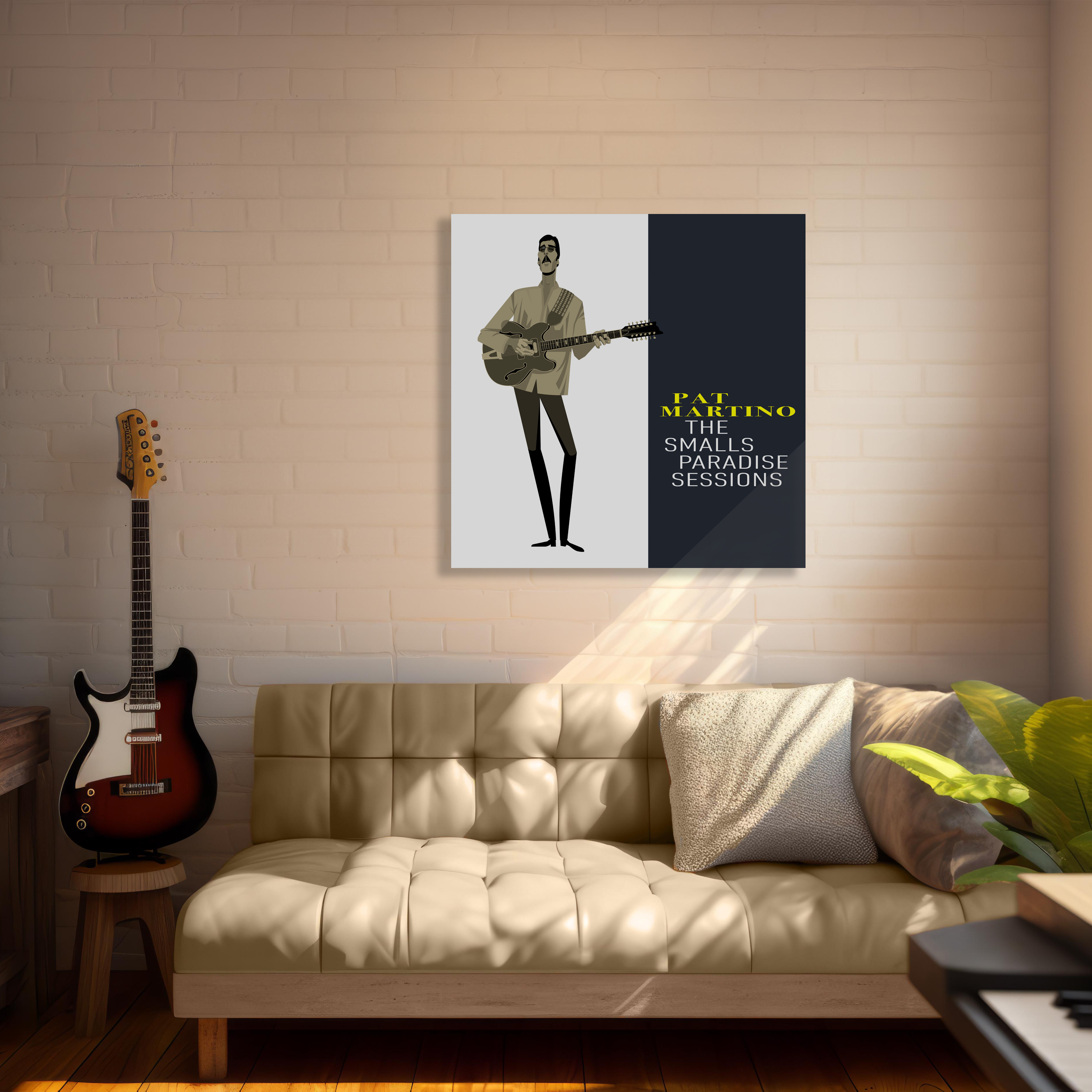Pat Martino guitar jazz art canvas