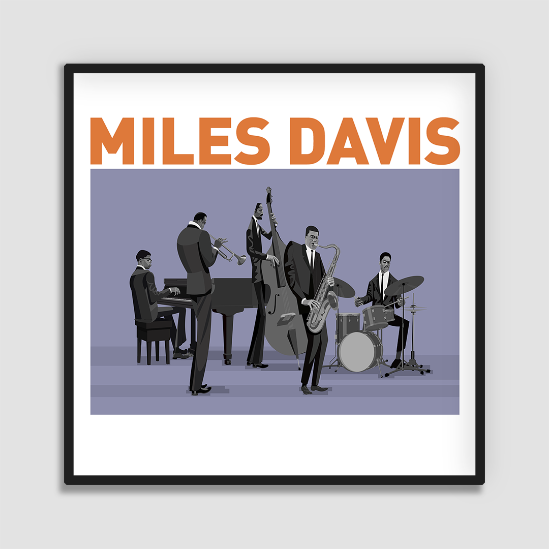 Miles Davis Jazz Art