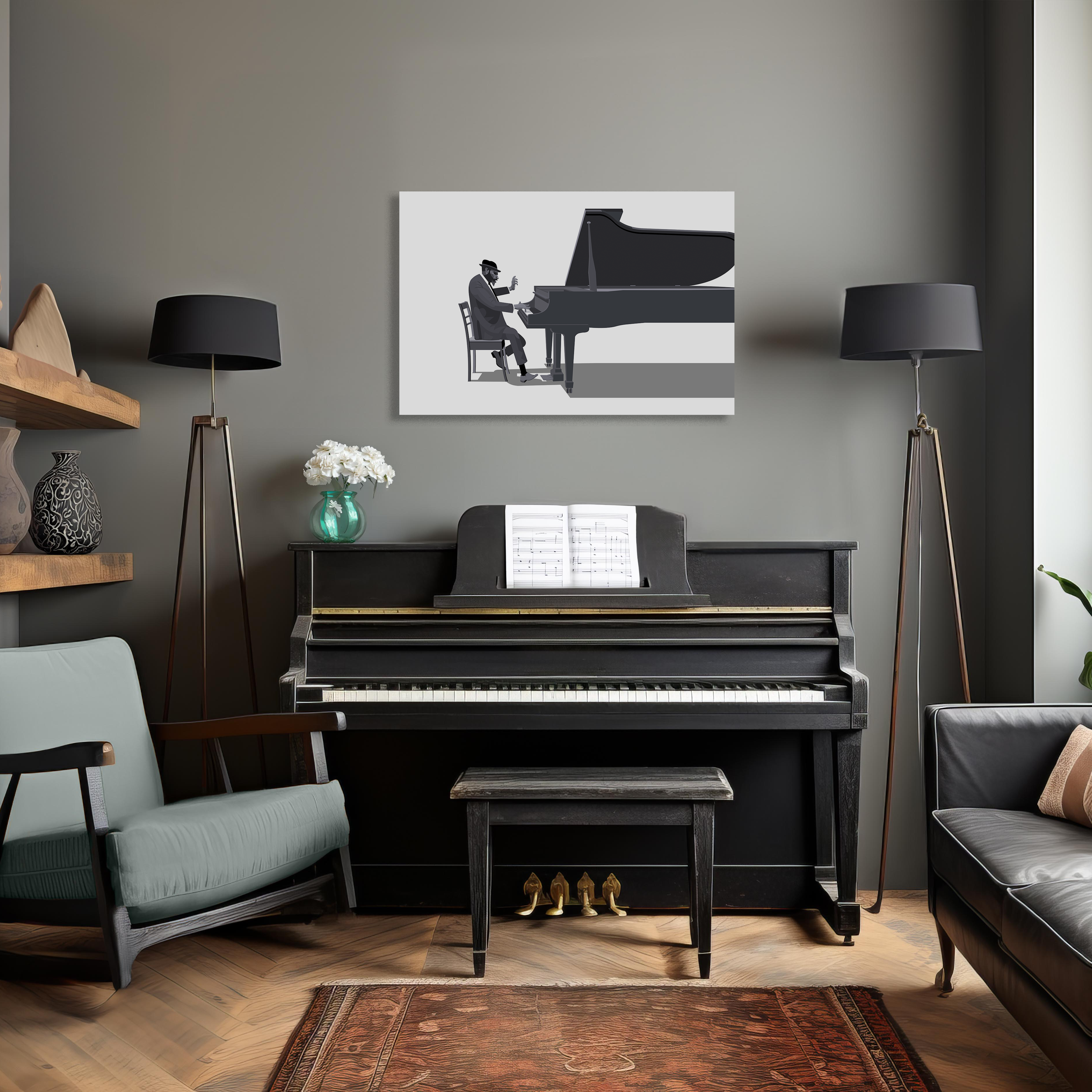 Thelonious Monk jazz art canvas