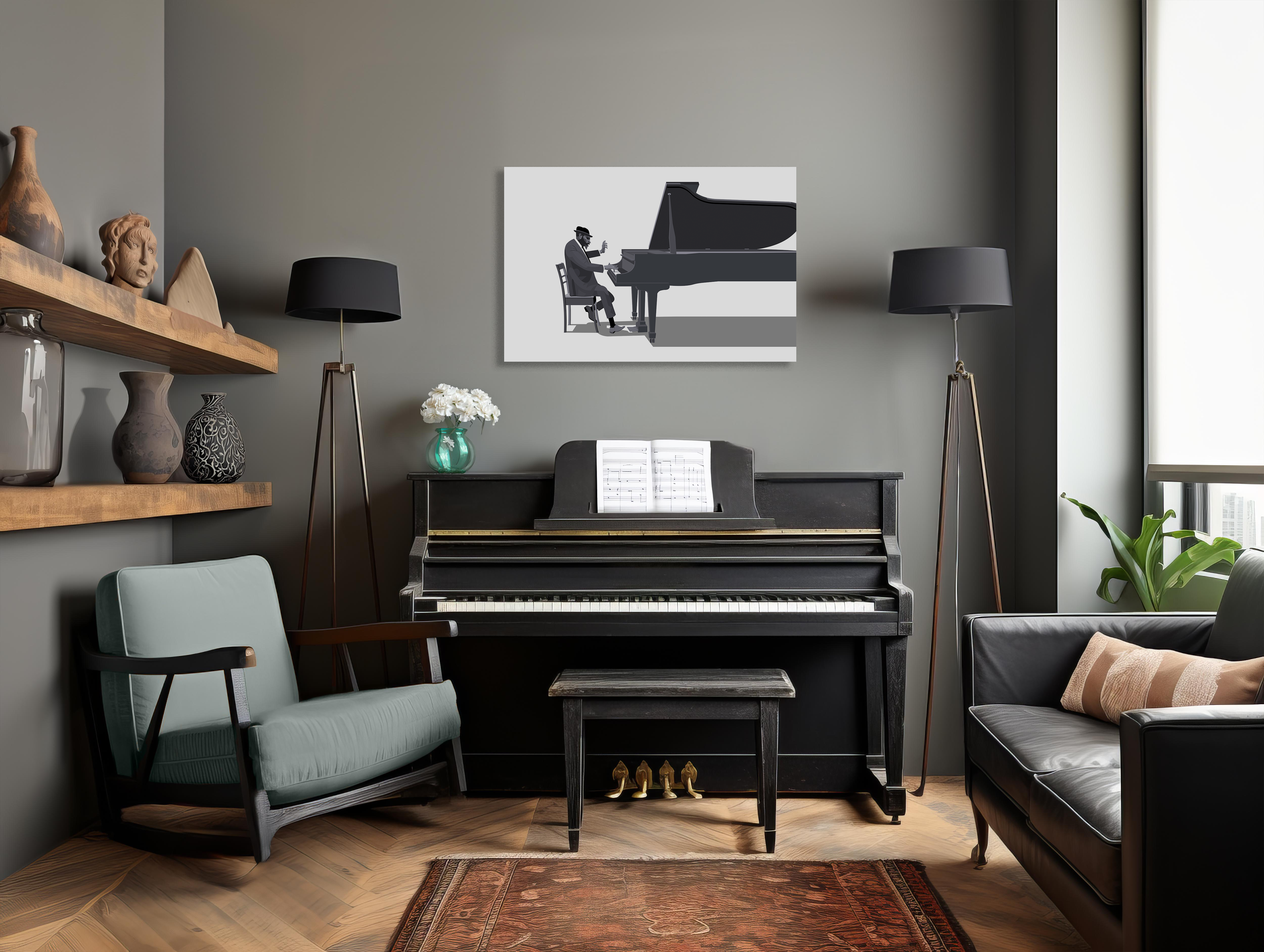 Thelonious Monk jazz art canvas