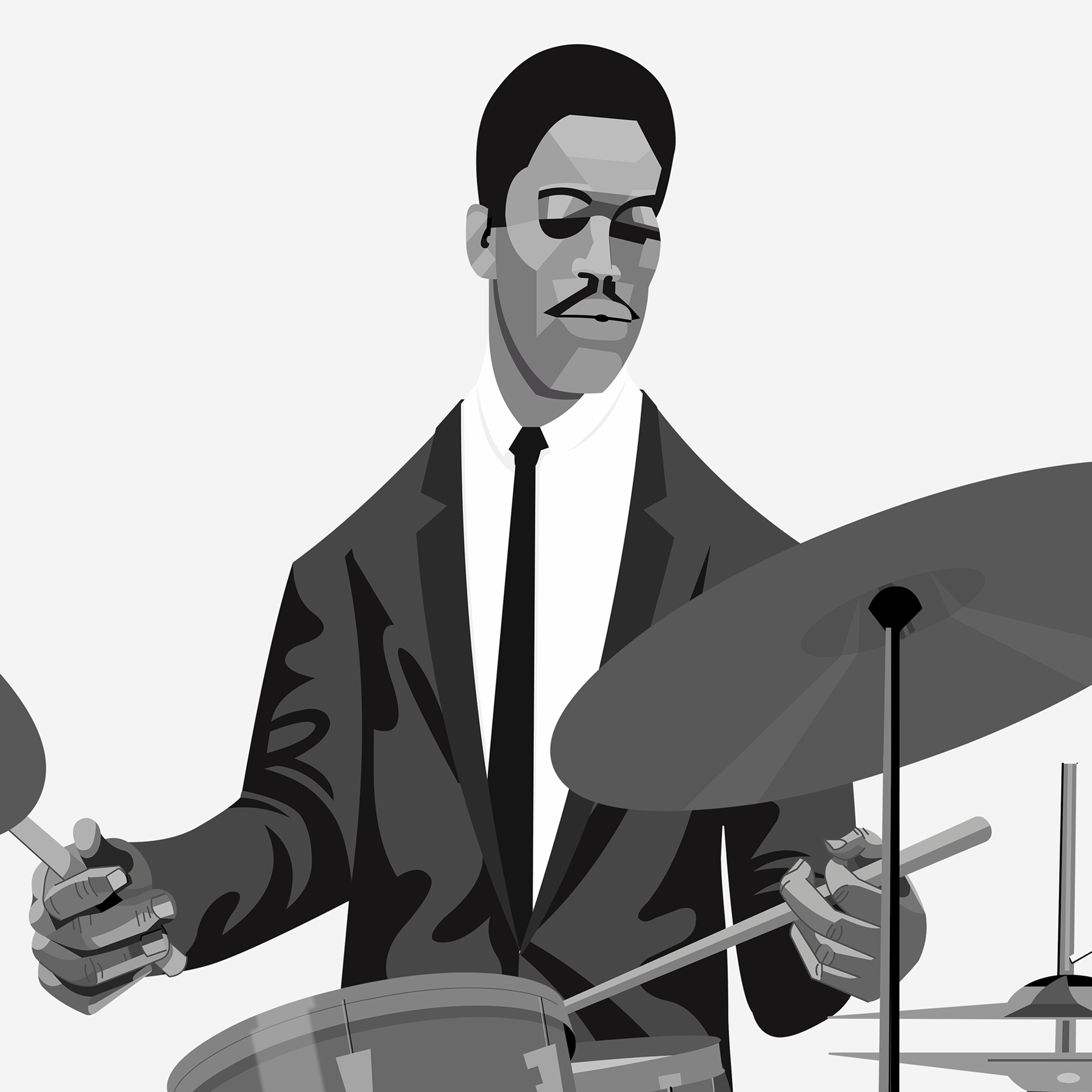 Tony Williams drums drummer jazz art