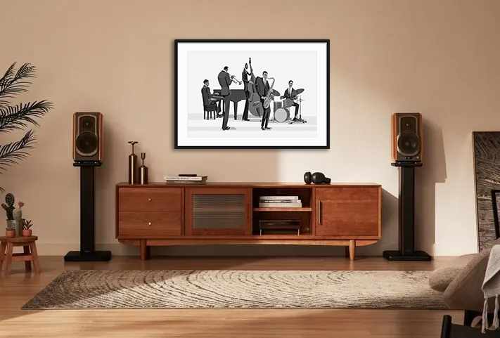 Miles Davis 60s band jazz art framed