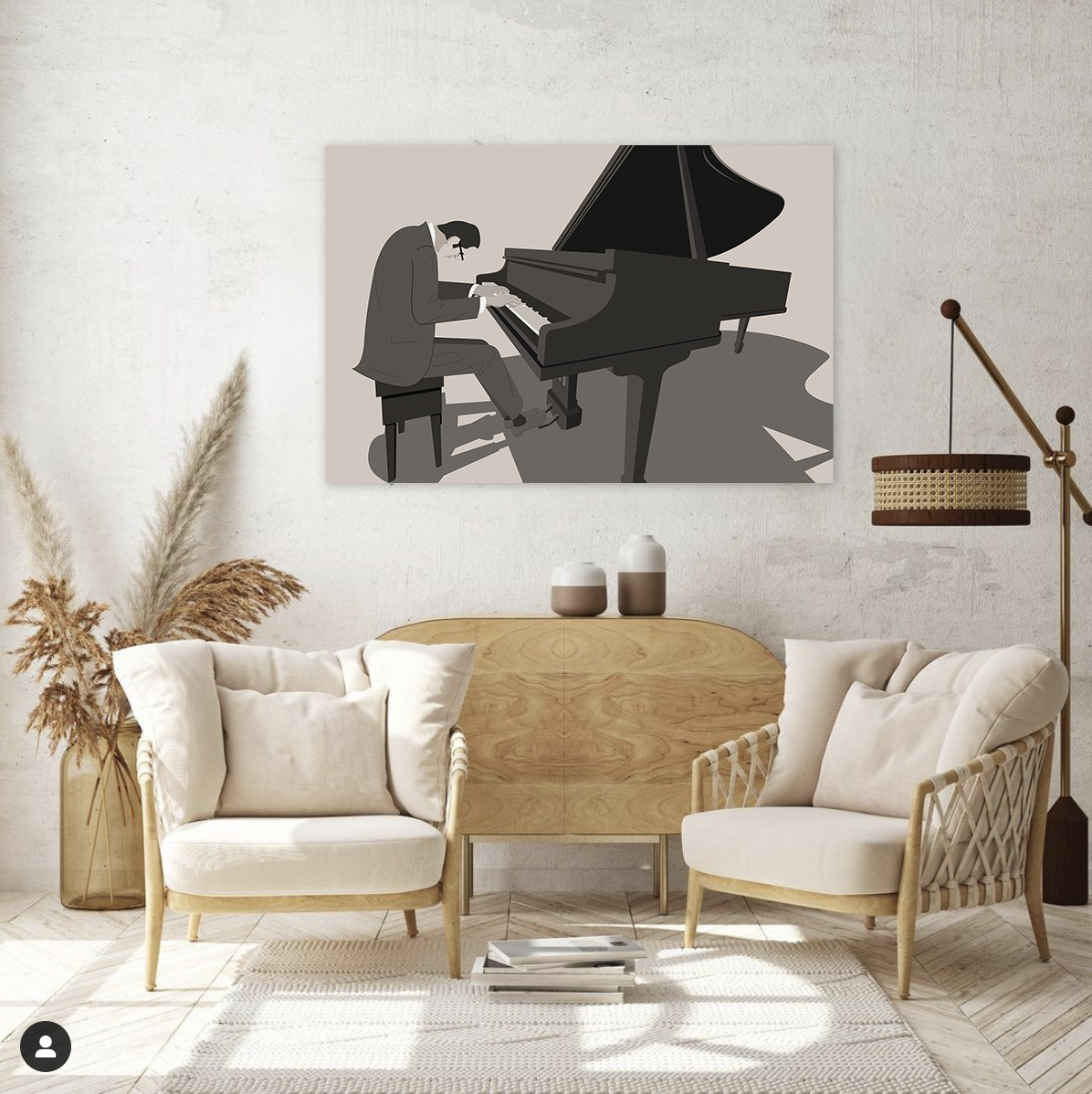 Bill Evans Evans jazz art canvas