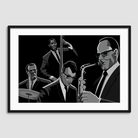 Dave Brubeck Quartet jazz art framed