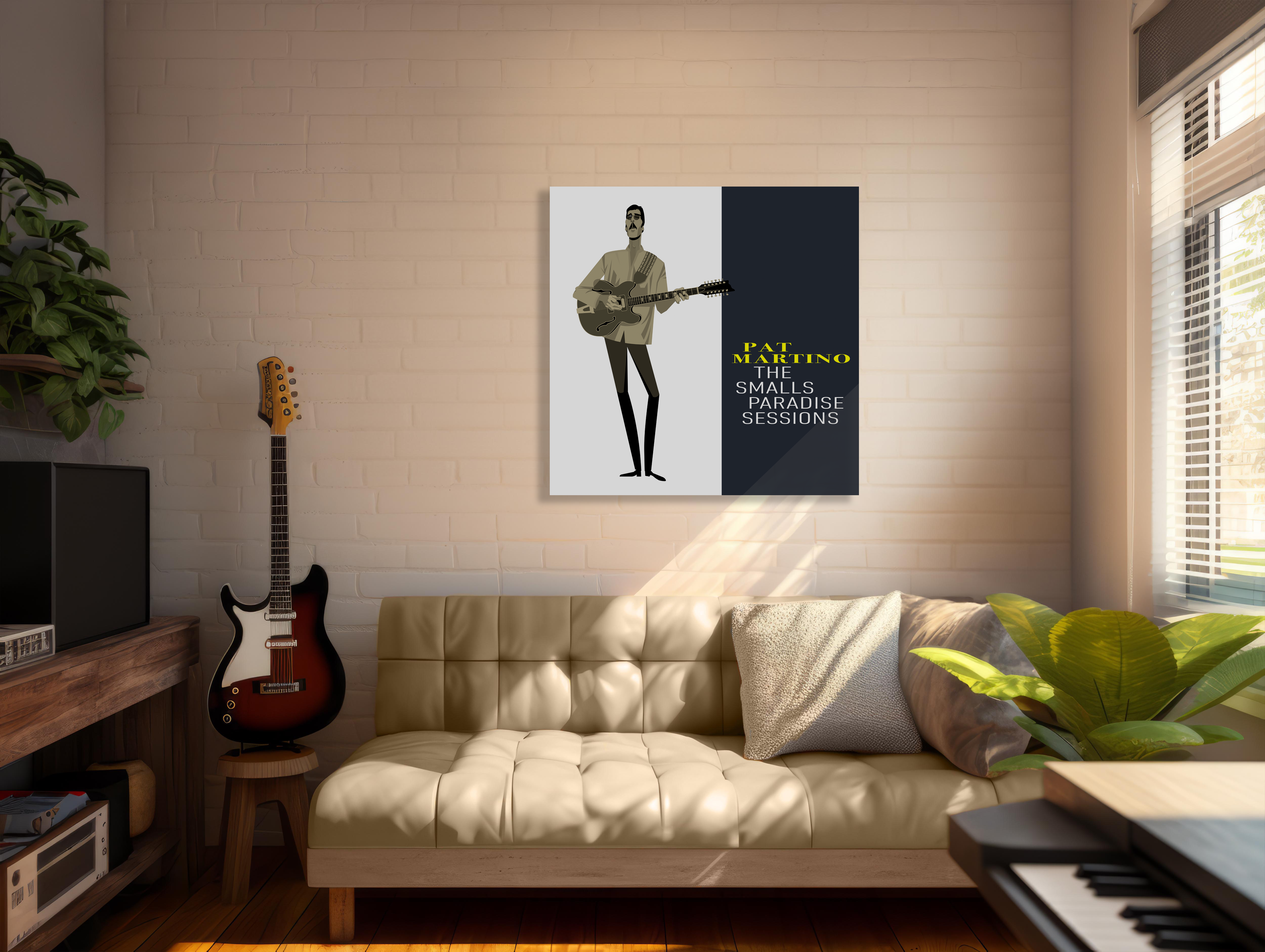 Pat Martino guitar jazz art canvas
